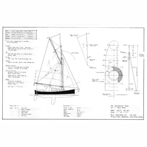19 ft Centerboard Sloop "Spartan II ", Design #164