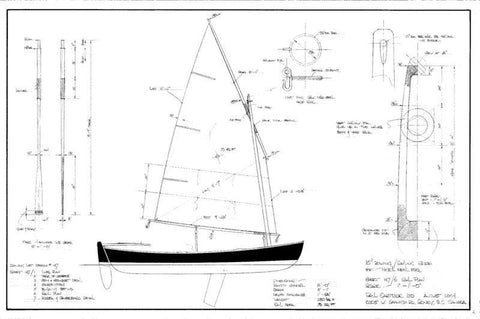 15 ft Rowing/Sailing Skiff, Design #147