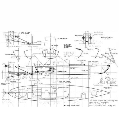 20 ft River Cruiser Pedal Boat "Blue Skies", Design #92