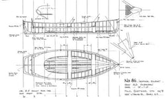 13 ft 6 In Clinker Rowboat, Design #86