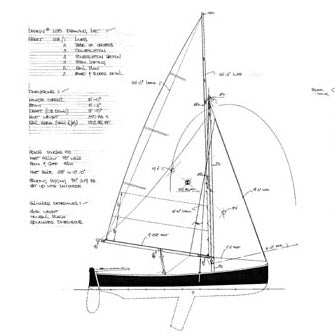 16 ft Sailing Dinghy, Design #128