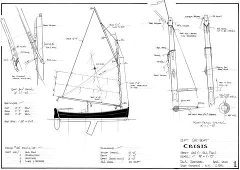 13FT Catboat 'Crisis'   Design #246