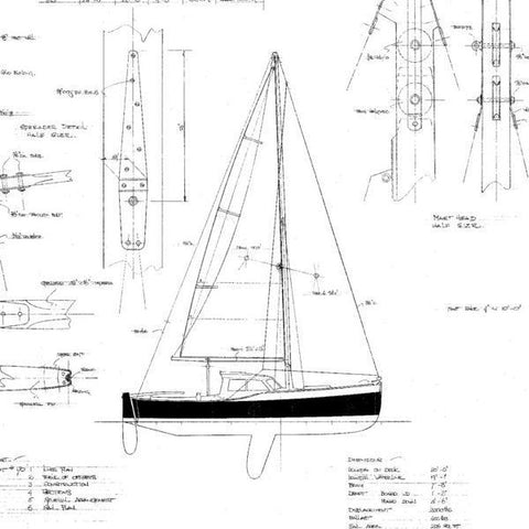 20 ft Centreboard Sloop, Design #170