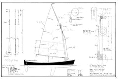 14tt Rowing/Sailing Skiff Dispatch, Design #096