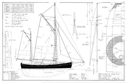 38 ft Double Ended Ketch, Design #173