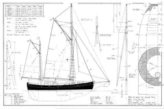 38 ft Double Ended Ketch, Design #173