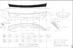 11 ft and 12 ft Flat-bottomed dinghies, Designs #201 and #202