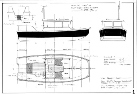 18ft Shanty Boat, Design #234